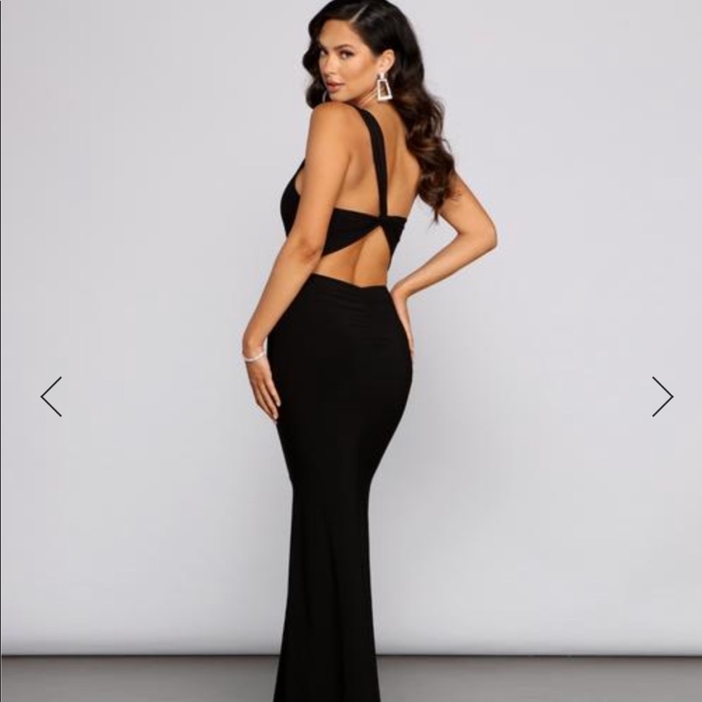 Black formal dress